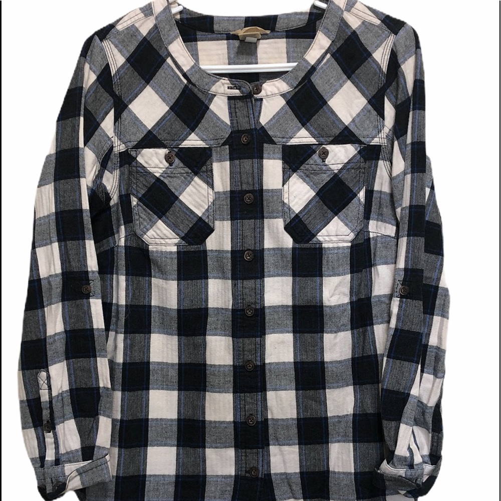 Duluth trading co. Button down plaid shirt